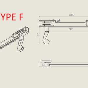 زبانه درب ماکروفر TYPE F