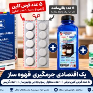 نیم پک سرویس و نگهداری قهوه ساز اتوماتیک